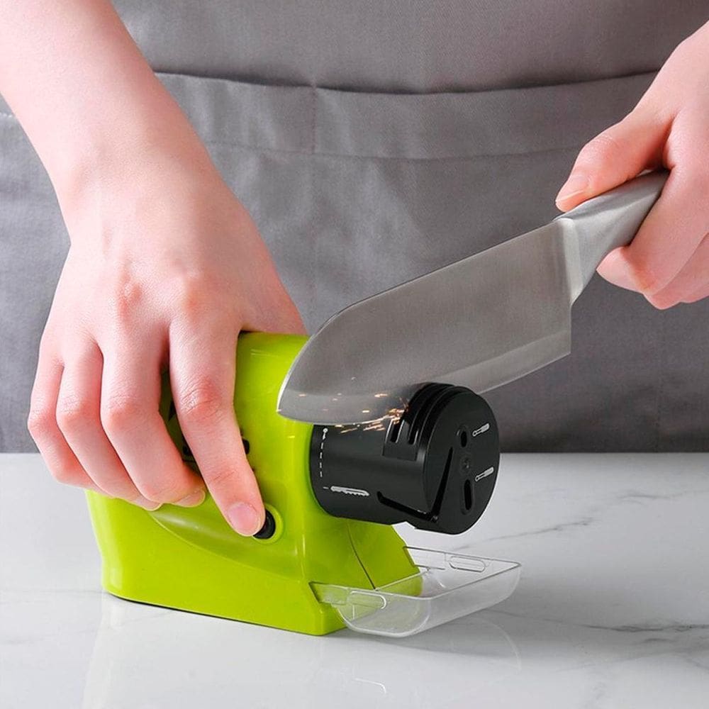 Amolador Elétrico Portátil Ideal Afiar Facas Cozinha E