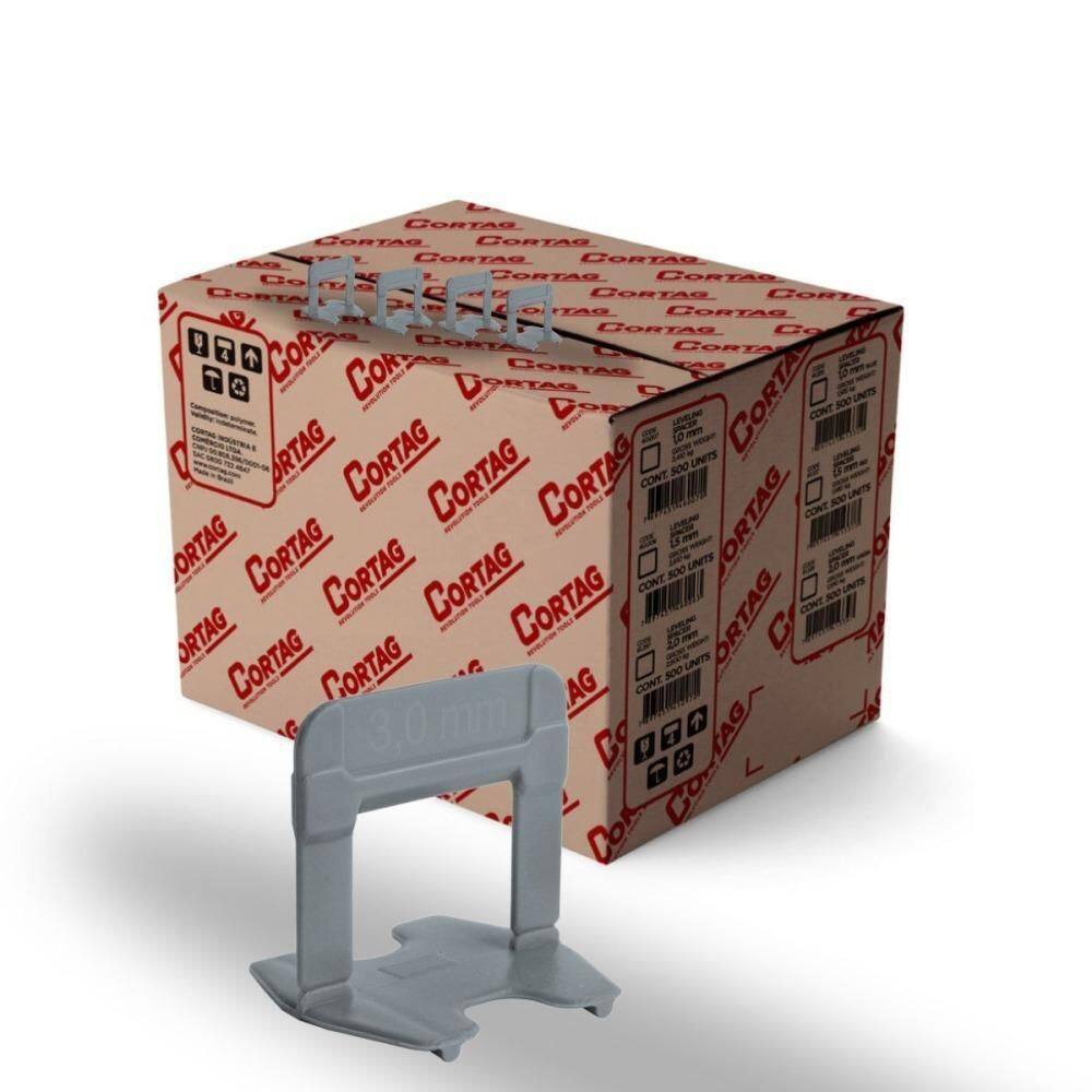 Espaçador E Nivelador Para Piso 3,0Mm 500Pçs Eco Cortag