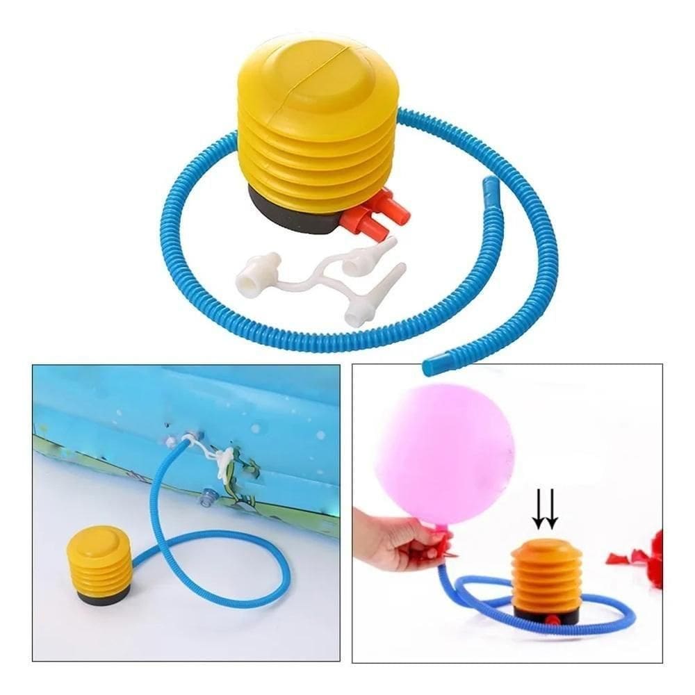 Inflador Sanfonado Manual Para Inflar E Desinflar Boias, Piscinas E Colchões Infláveis