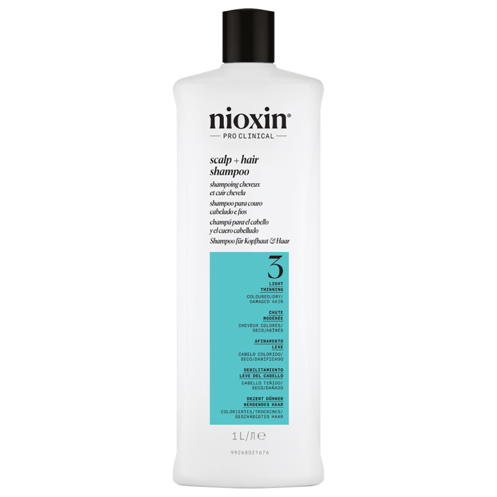 Nioxin Volume Thinning Sistema 3 - Shampoo 1L