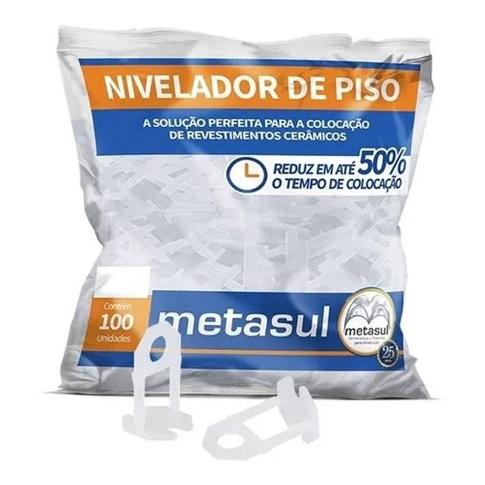 Nivelador De Piso Porcelanato 3mm Metasul Pequeno
