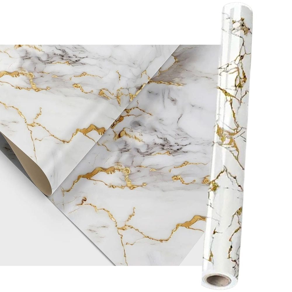 Papel de Parede Autocolante Adesivo Flexivel Marmore Obra Reforma Reparo Construçao Casa Parede Moveis Envelopamento