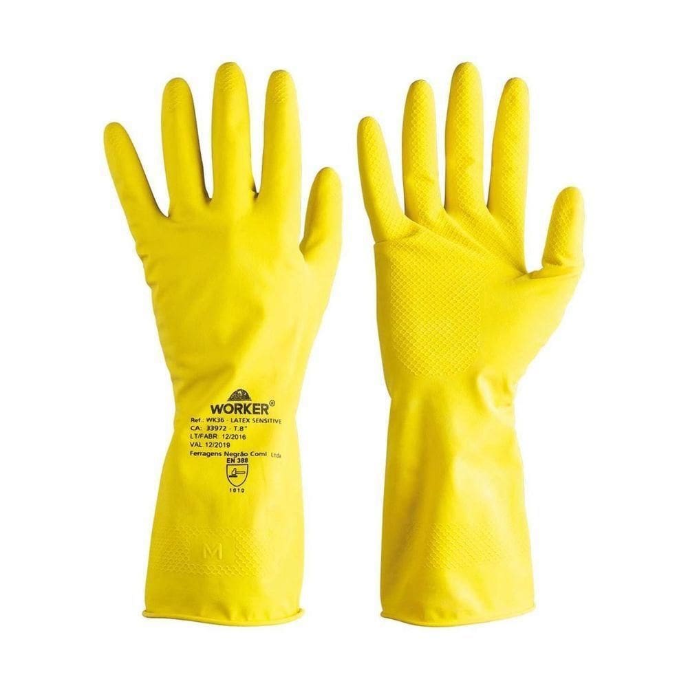 Luva Látex Confort Gg Amarela