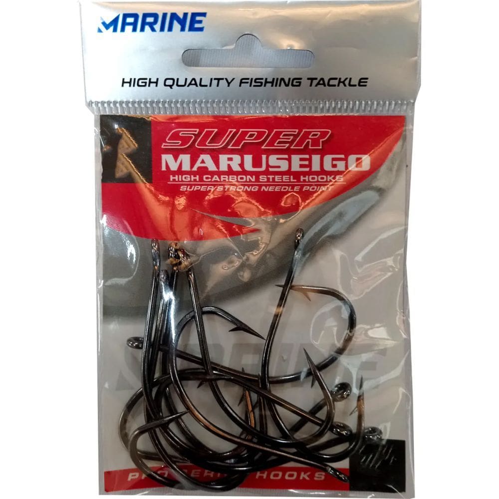 Anzol Marine Sports Super Maruseigo 24 Black Nickel 15 Pçs