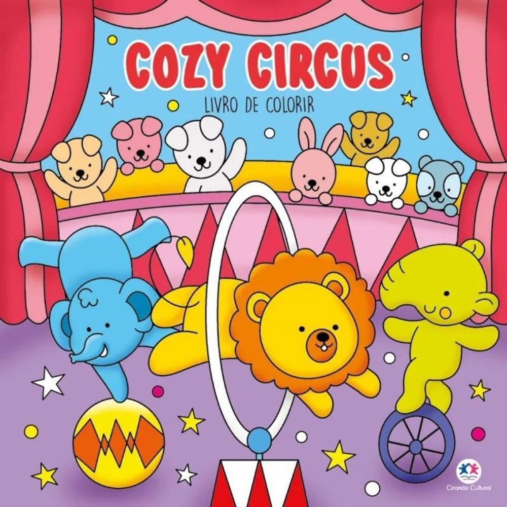 Comfy & Cozy Books - Livro De Colorir - Cozy Circus