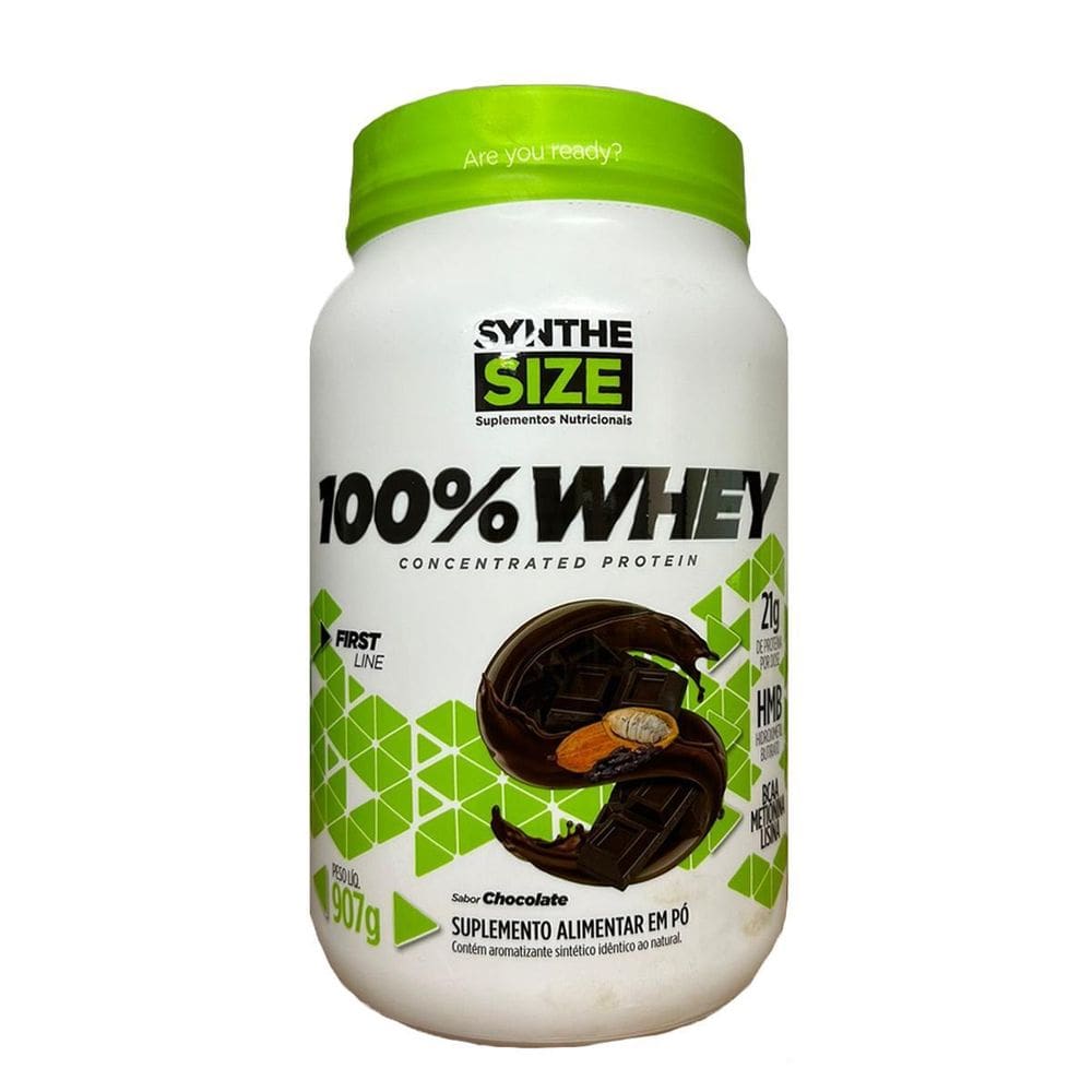 Whey Protein Concentrado 100% Whey Sabor Chocolate 907G