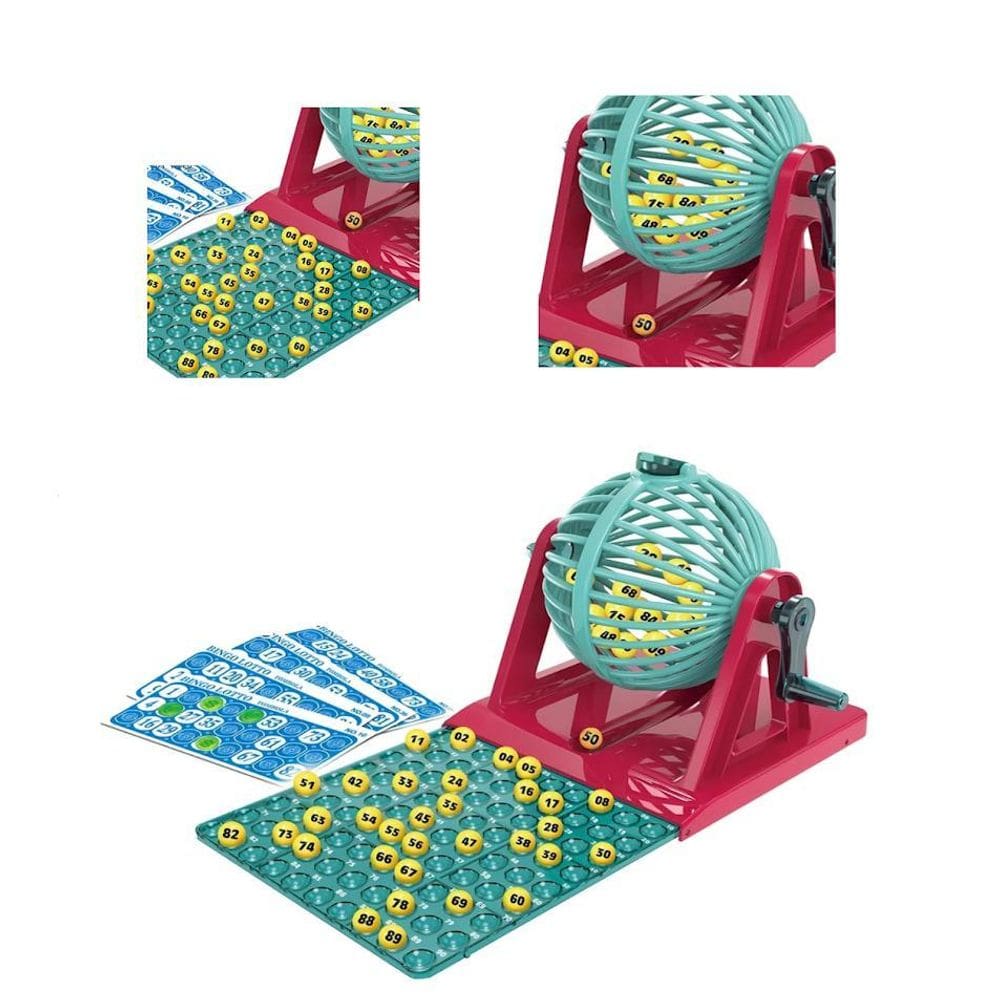Brinquedo Jogo De Bingo Roleta Cartelas Bolinhas Brinquedos