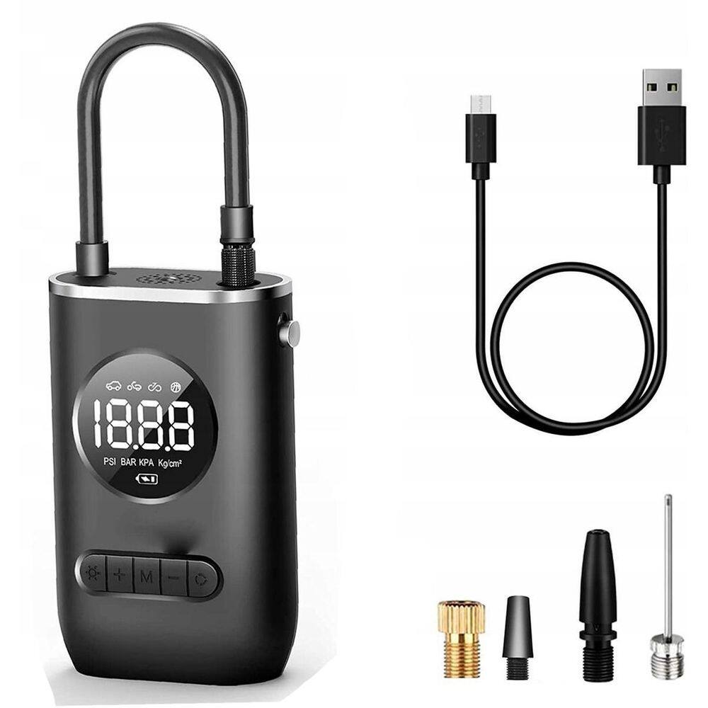 Bomba De Ar Digital Inteligente Para Pneu E Bicicleta
