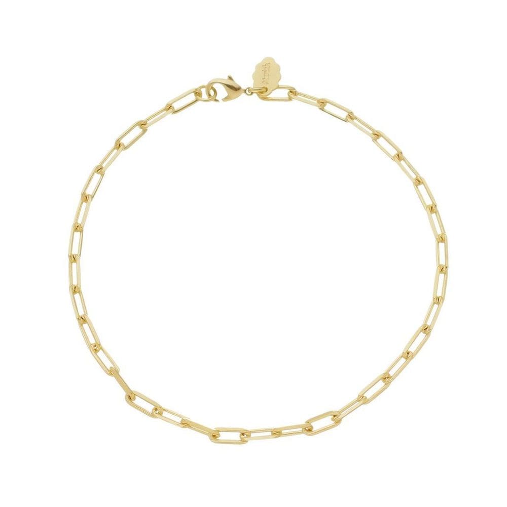 Pulseira Fio Longo Banhada A Ouro 18K