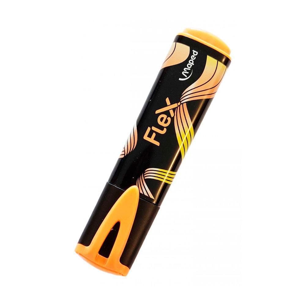 Caneta Marca Texto Flex Laranja Maped