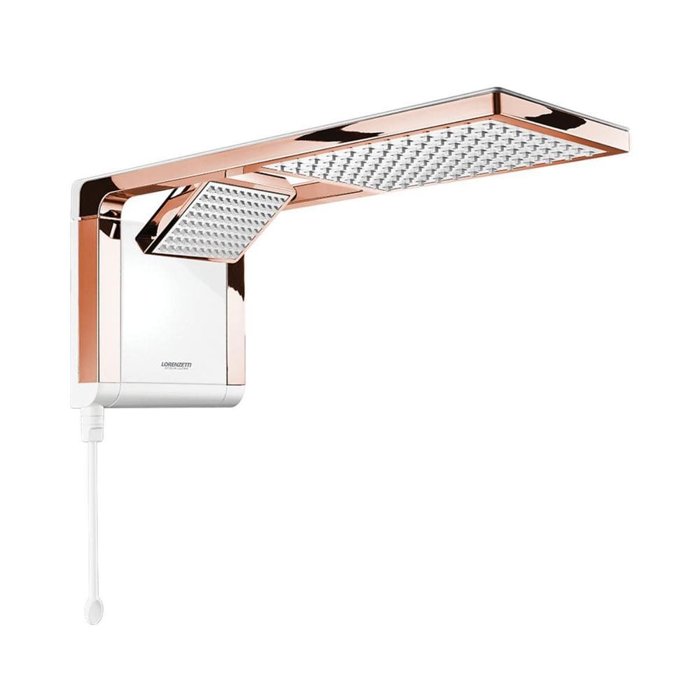 Chuveiro Lorenzetti Acqua Duo Ultra 7800W 220V Rose/Branco