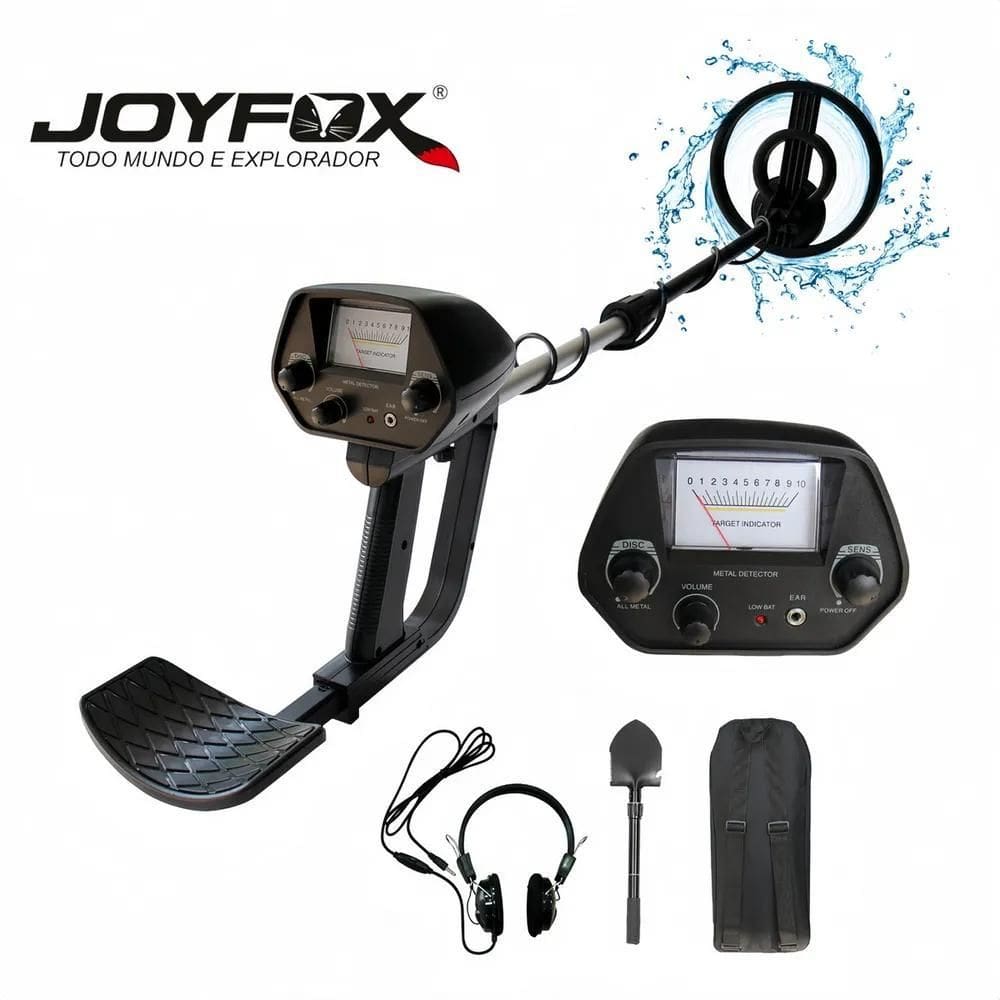 2X Detector De Metais Portátil Md 4030 Com Bobina Dd 20Cm In