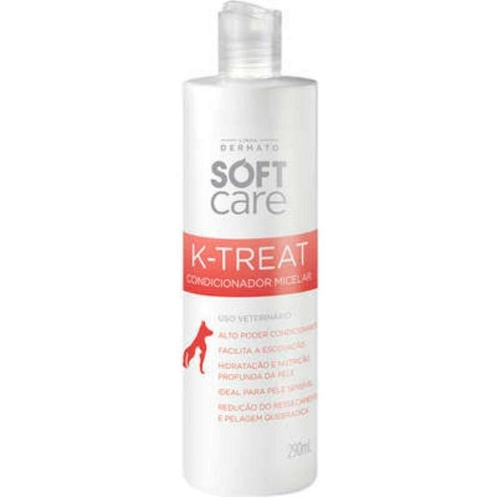 Condicionador Soft Care K-Treat Micelar 290Ml Cães E Gatos