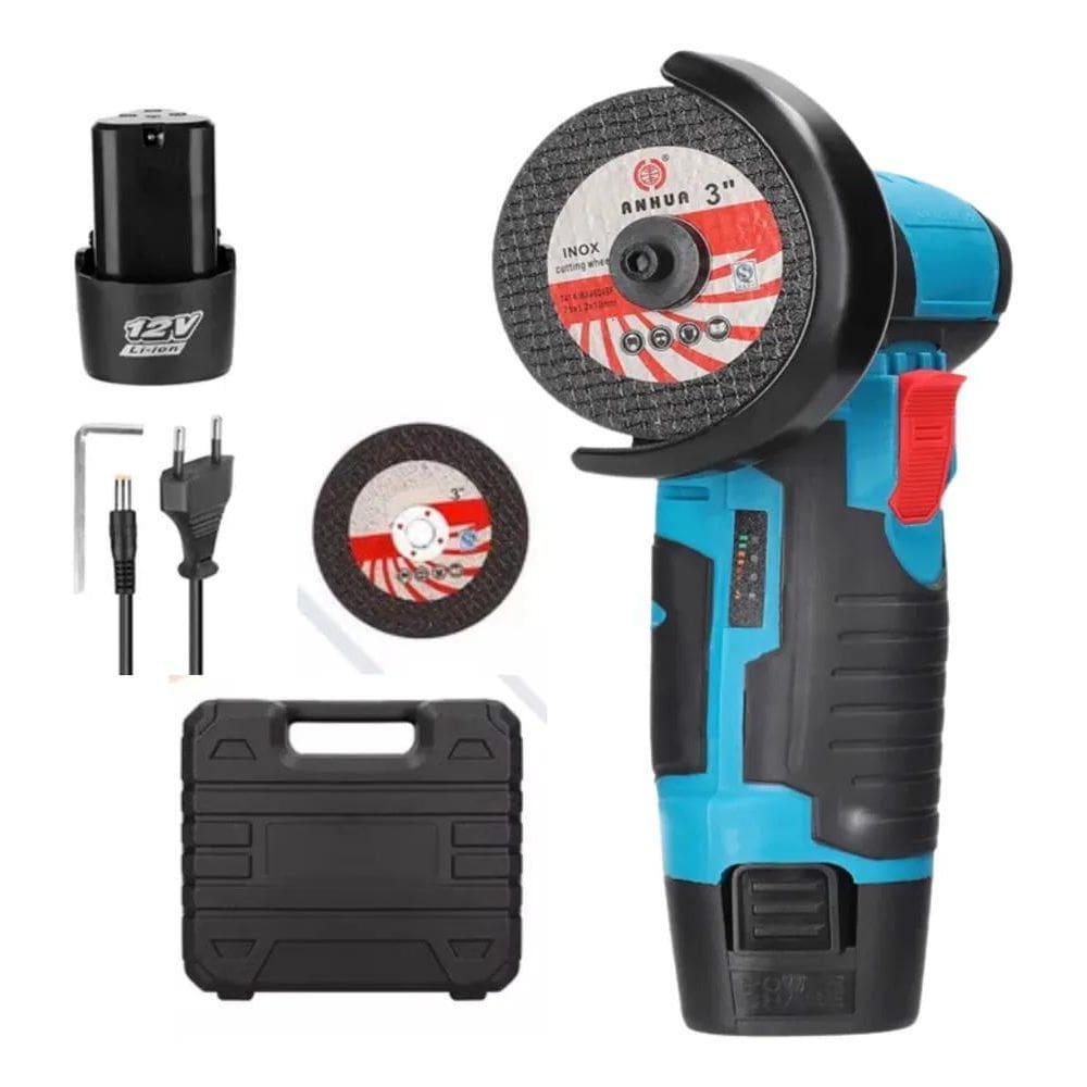 2X Esmerilhadeira Lixadeira Portátil Polimento Recarregável