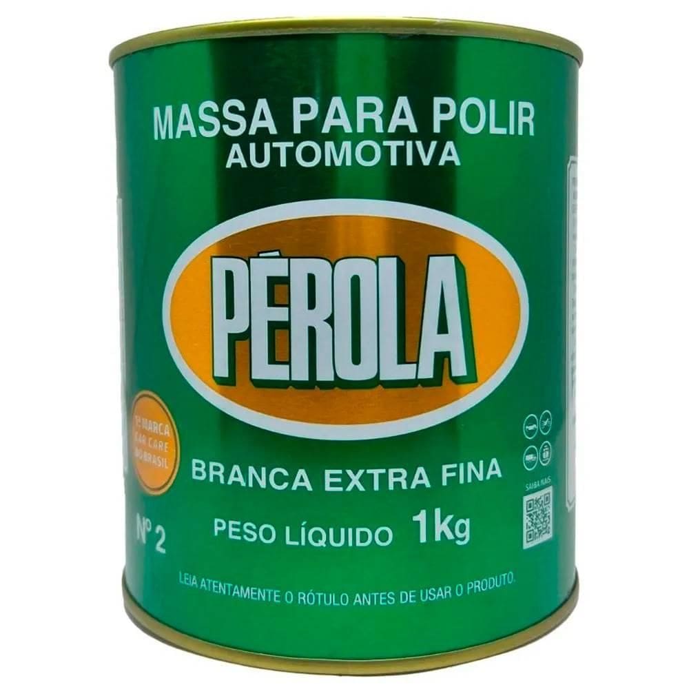 Massa Para Polir Nr. 2 Base Solvente Perola 1 Kg