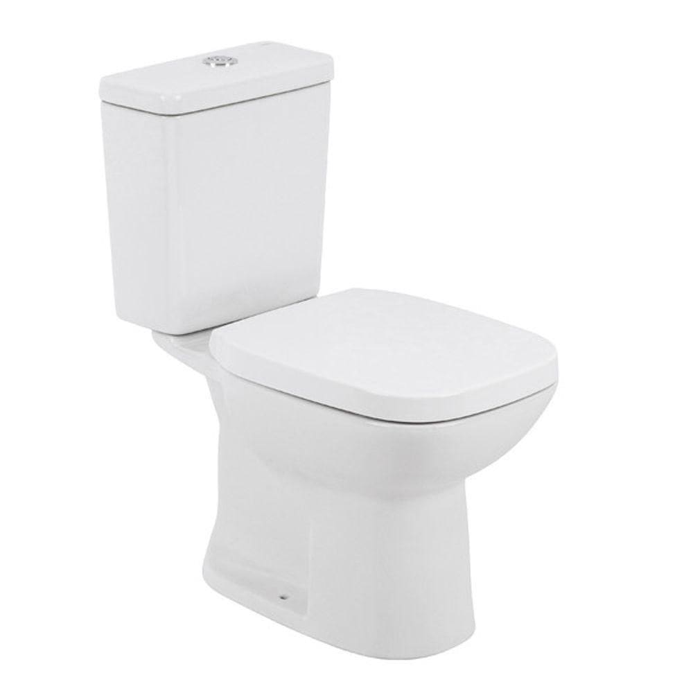 Kit Vaso Sanitário Com Caixa Acoplada Branco Duplo Acionamento 3-6l Square Roca