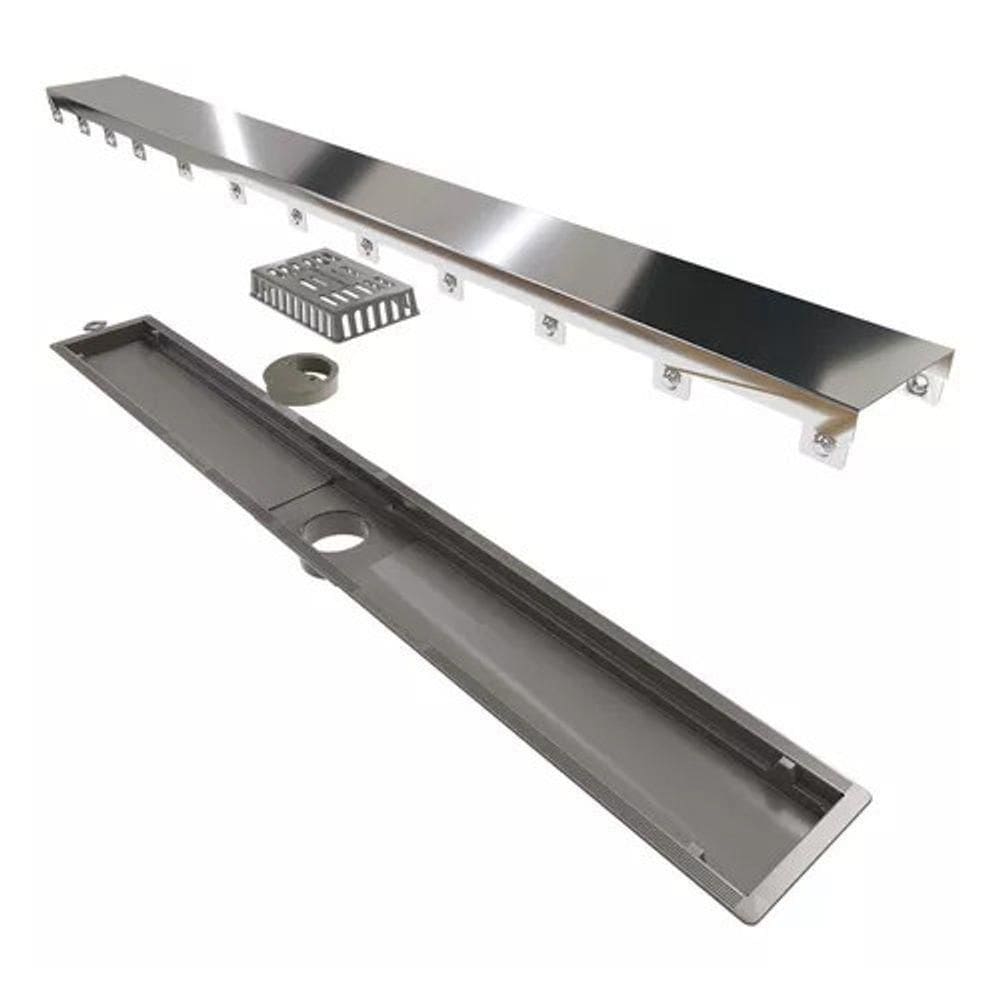 Ralo Linear Seco Novii 75cm - Inox
