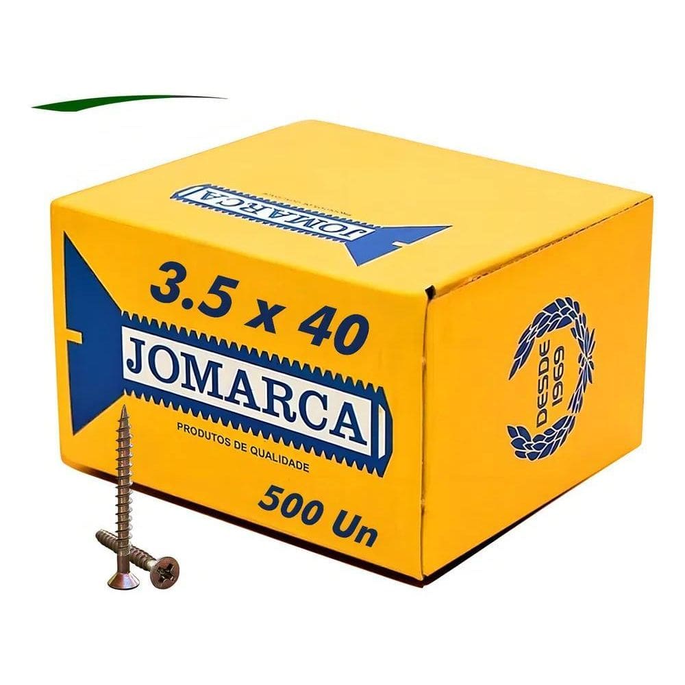 2X Parafuso Philips Chipboard Cabeça Chata 3,5 X 40Mm 500 Pç