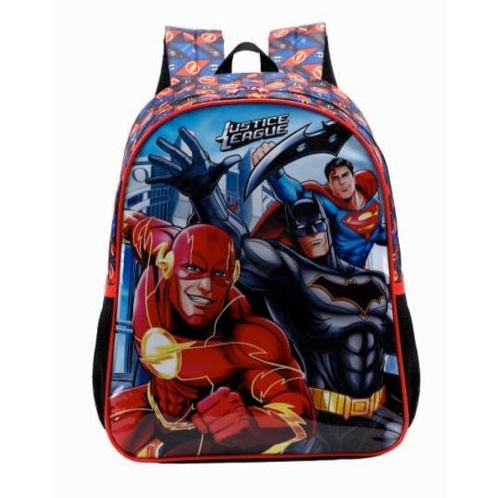 Mochila Xeryus Liga da Justiça 16 Poliéster Resistente