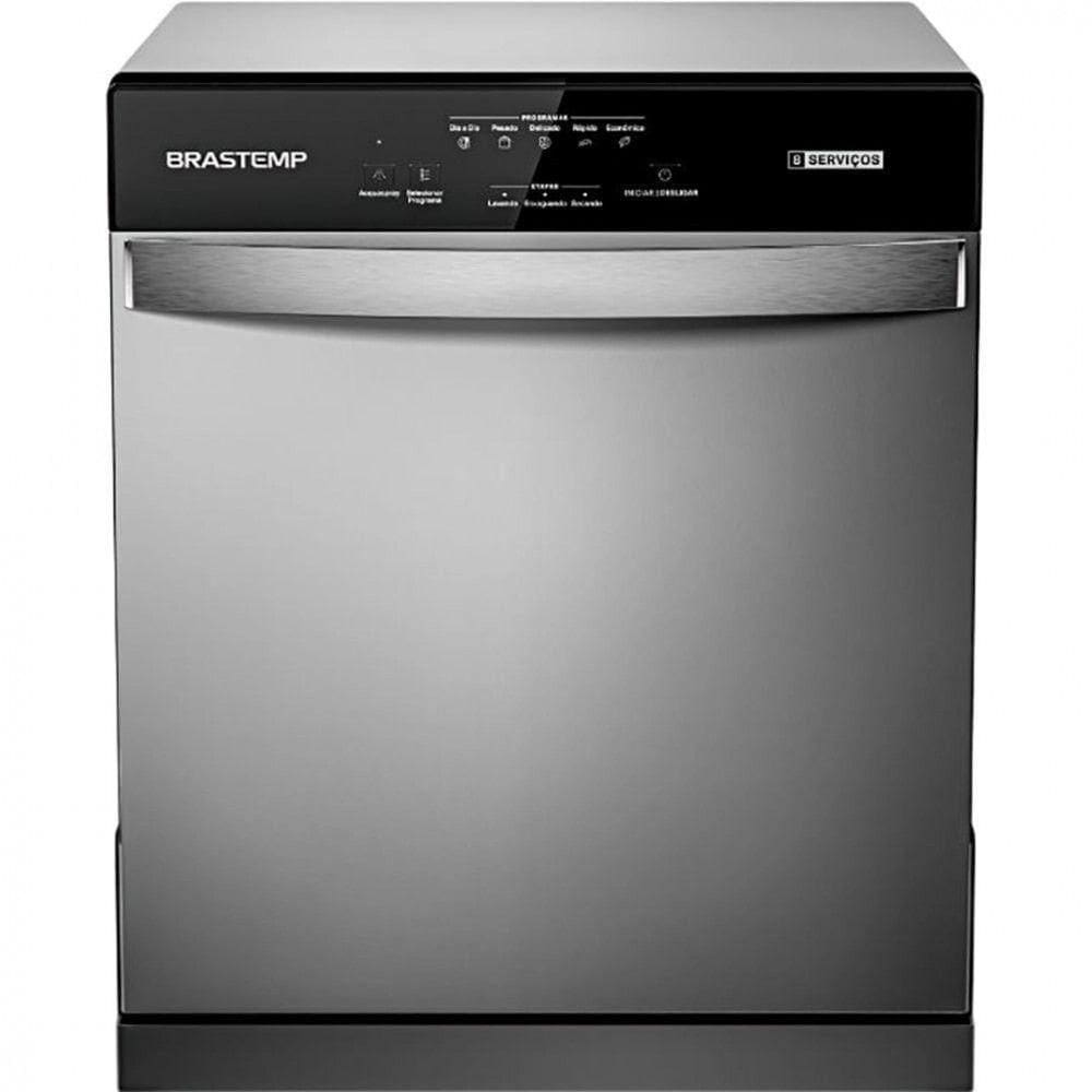 Lava Louça Brastemp 8 Serviços Inox Blf08bsbna Inox 220V
