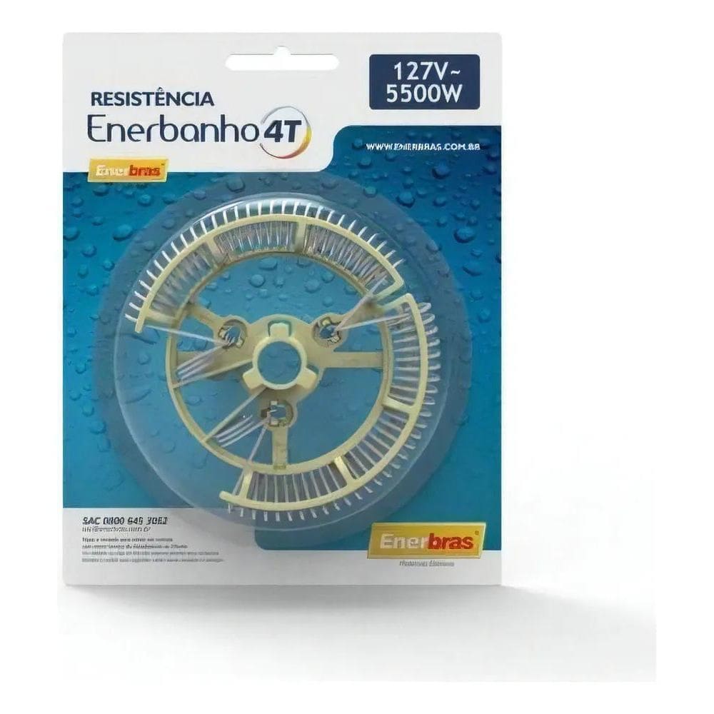 2X Resistência De Chuveiro Enerbanho 4T 1275500W Cor Color
