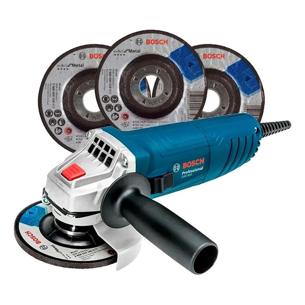 2X Esmerilhadeira Angular 850W 4.1/2Pol Gws 850 110V Bosch C