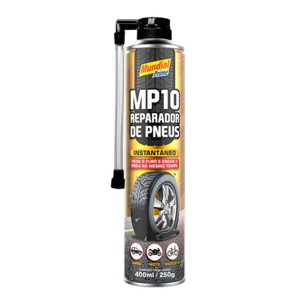 Reparador Instantaneo De Pneu Furado Enche E Veda Mundial Prime 400ml