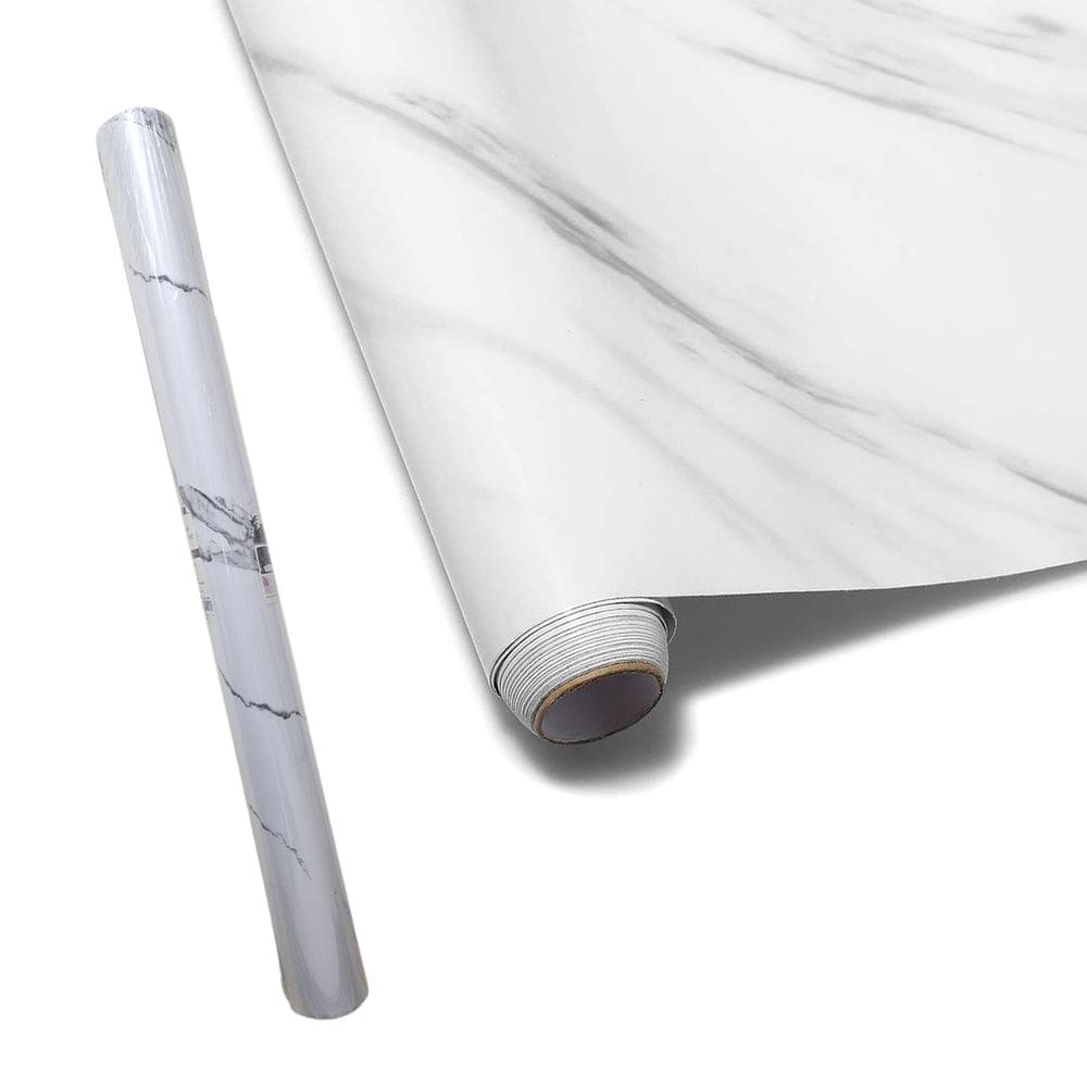 Papel de Parede Adesivo Autocolante Marmore Falso Flexivel Obra Reforma Construçao Moveis Cozinha Banheiro Envelopamento