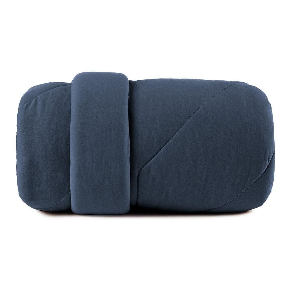 Edredom Queen Altenburg Malha Fio Penteado Azul Minimal