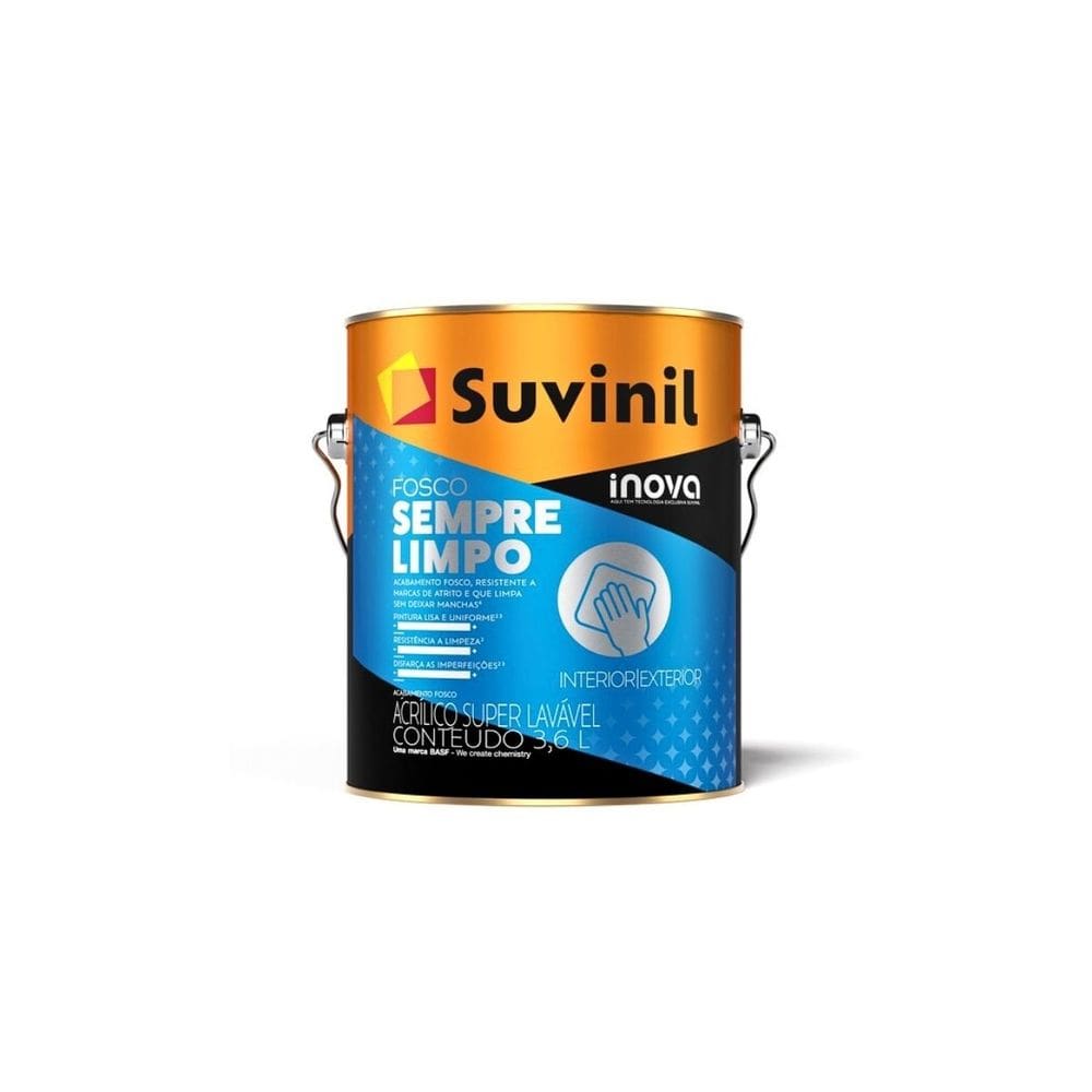 Acrílico Sempre Limpo Branco 3,6l | Suvinil