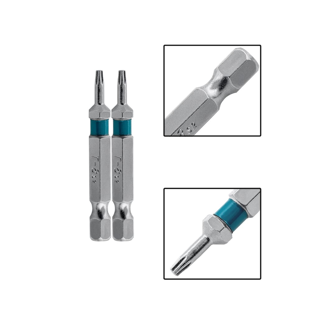 Ponta Bits Torx T7 Aco 50mm P/ Parafusadeira 2 Pecas