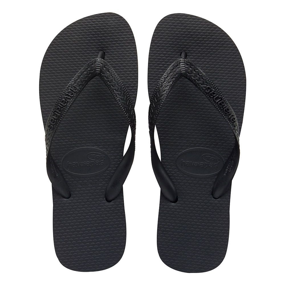 Sandálias Havaianas Top Preto Tamanho 35/36 1 Par