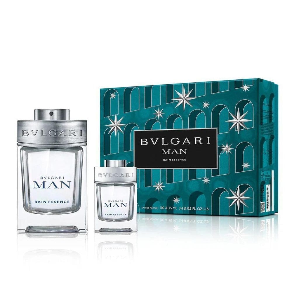 Kit Bvlgari Man Rain Essence Masculino Edp 100Ml + Mini