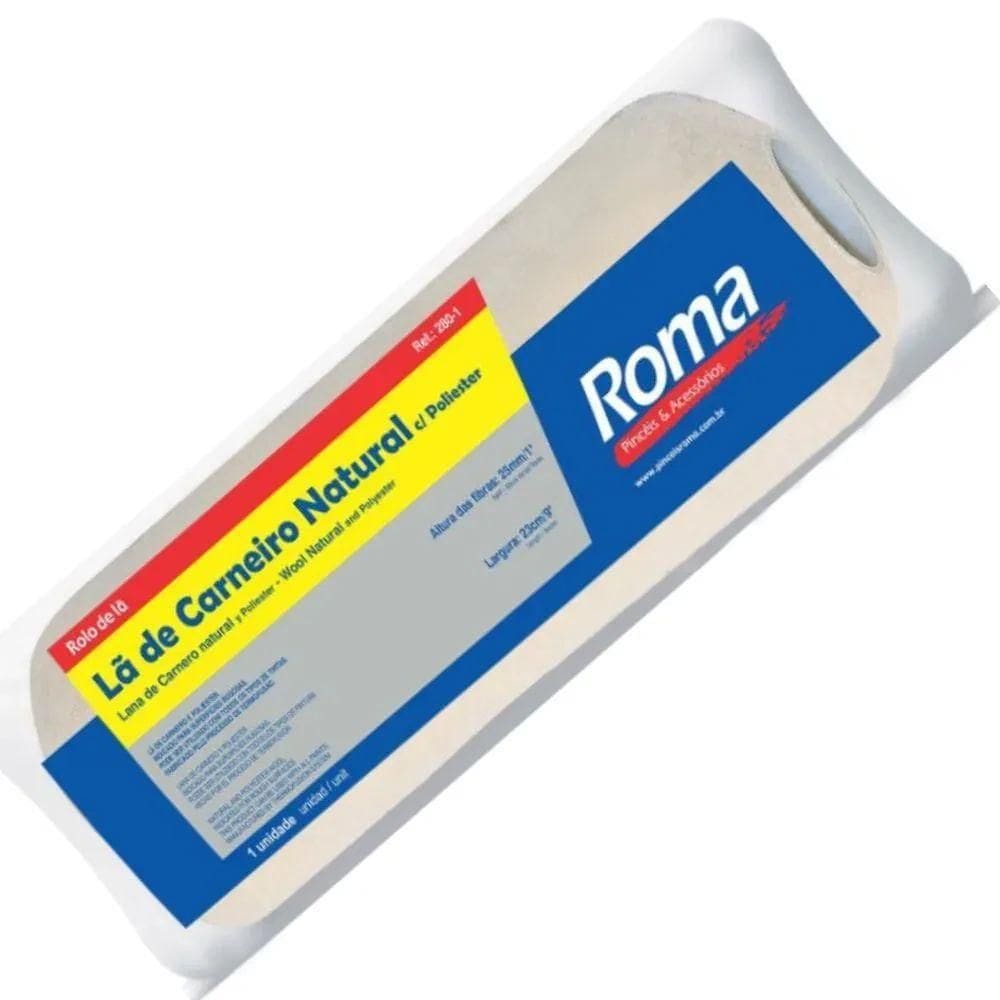 Rolo De Lã Roma 23cm Carneiro C- Poliester