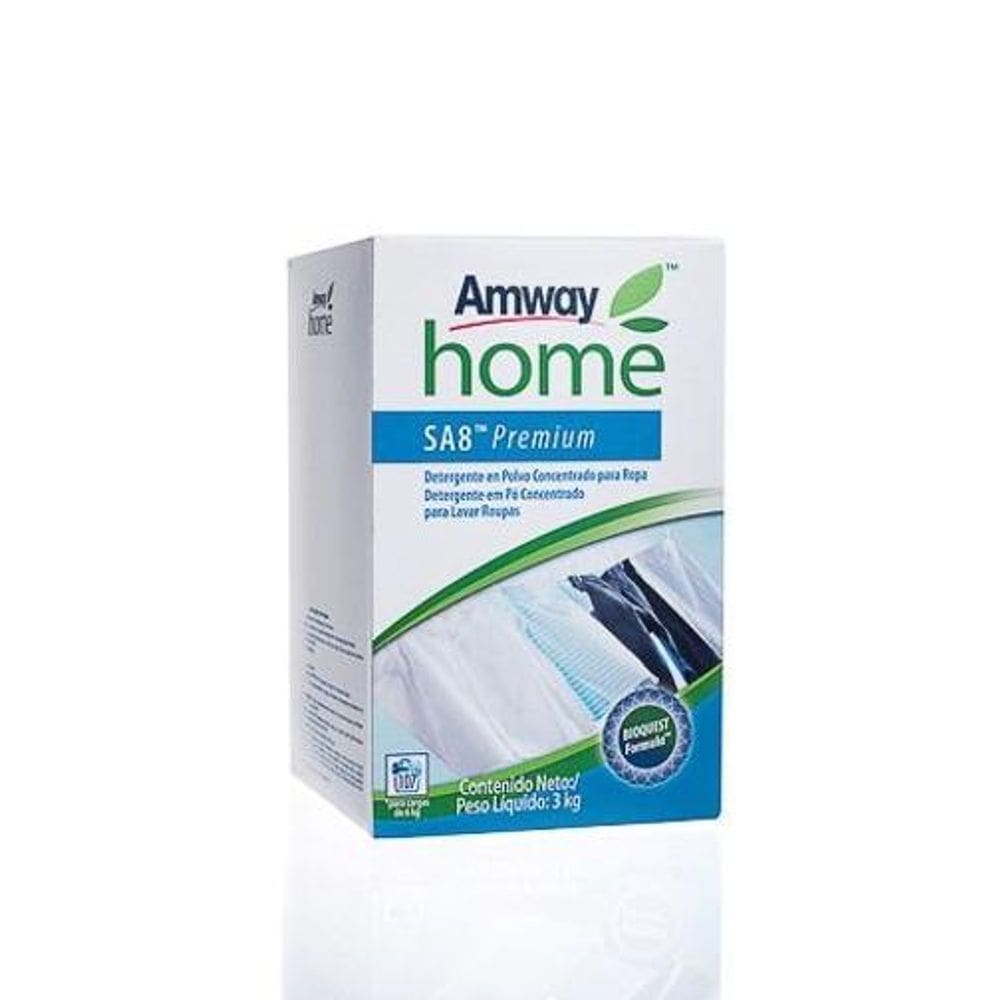 Detergente Em Pó Sa8 Premium Amway Home - 3Kg - Sabão Em Pó