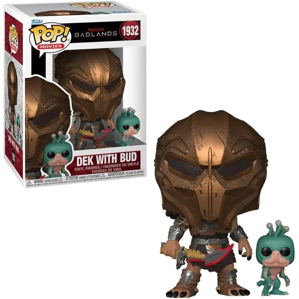 Funko Pop Movies Predador 1932 Dek e Bud Badlands Dek e seu Amigo Predator Badlands