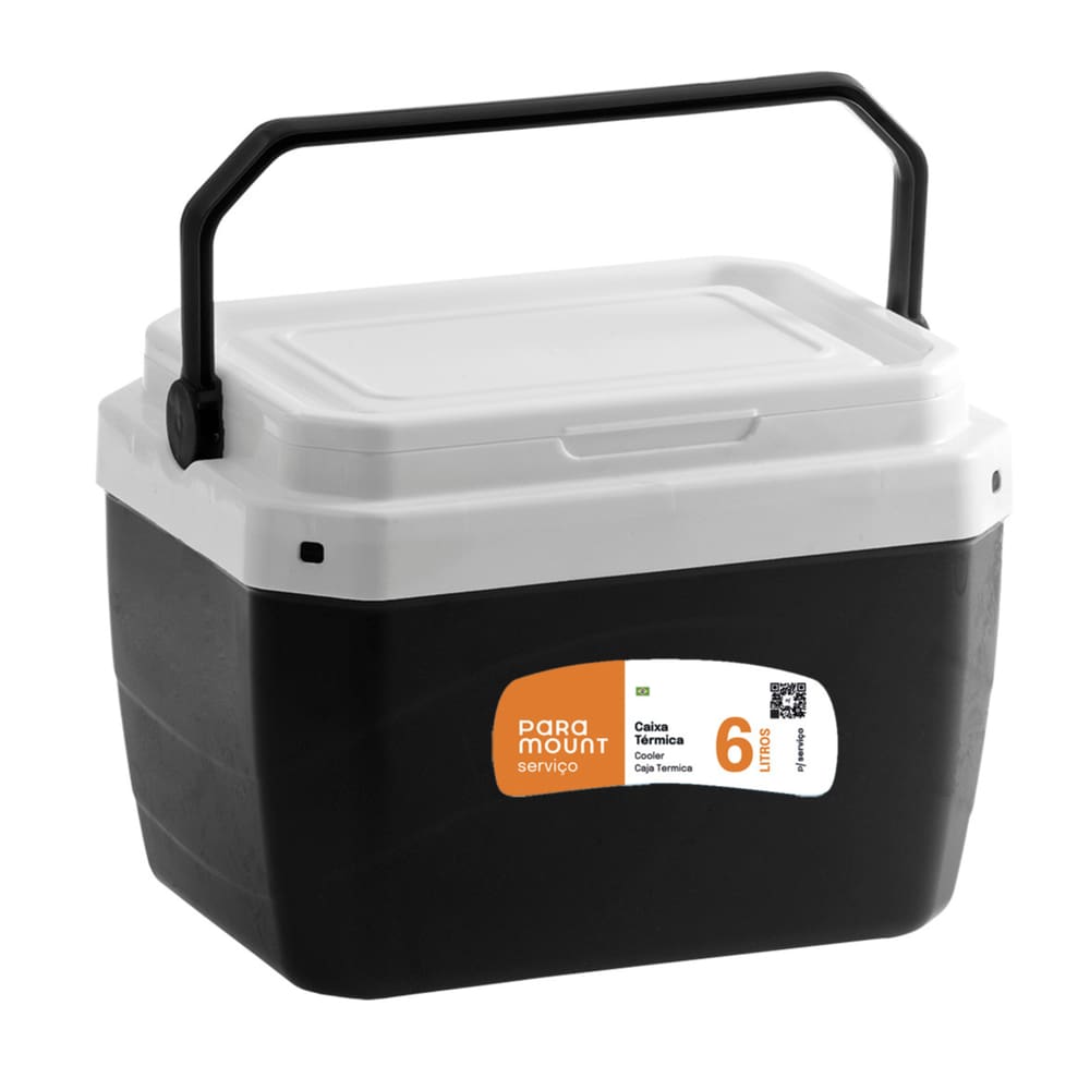 Caixa Térmica 6L Preta 913 Paramount