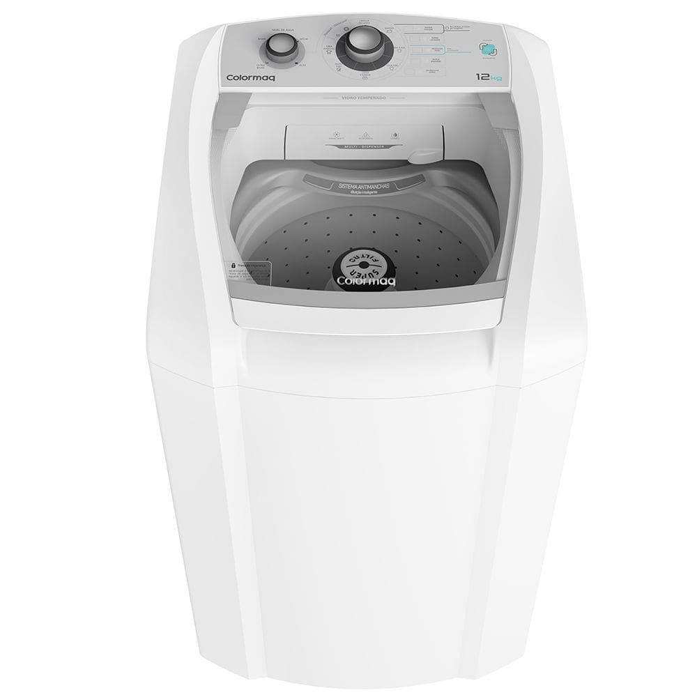 Máquina de Lavar Colormaq 12 kg LCA12 Automática Sistema Antimanchas Branca 220V
