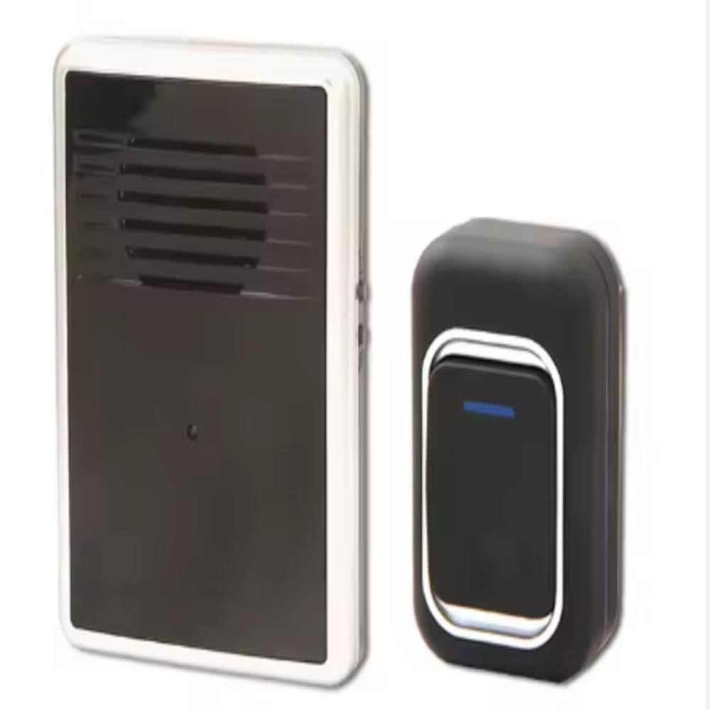 Campainha 150 Metros Sem Fio Externa Longo Alcance 150m Residencial Comercial Industrial A Prova Dagua 25 Toques Musicai