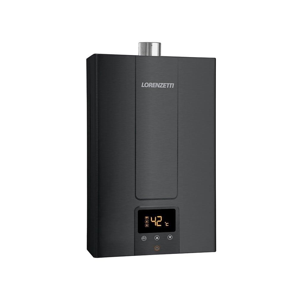 Aquecedor De Água A Gás Lz 1600De-Bk Digital Lorenzetti Gn