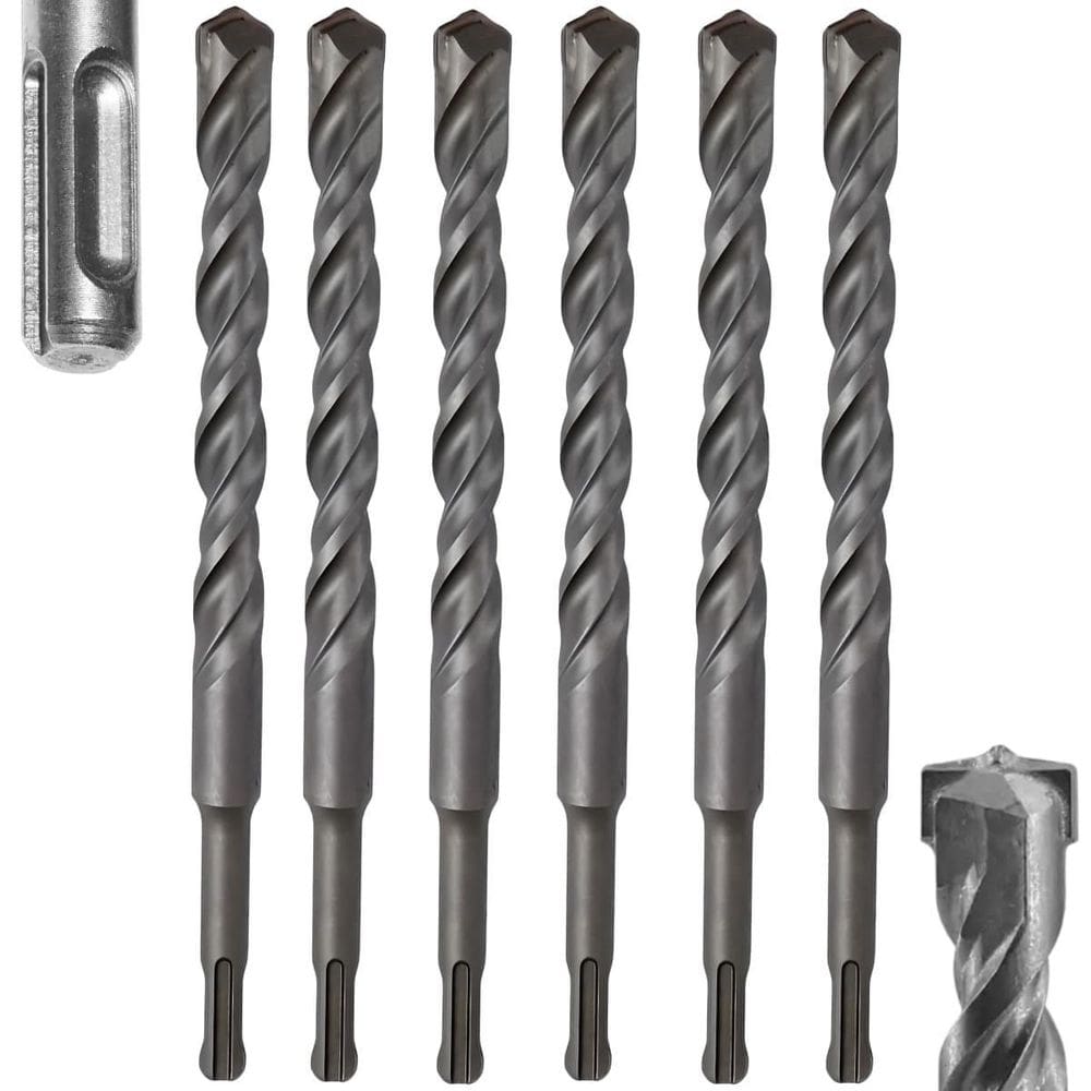 Broca Vídea Fura Parede Concreto 6Mm X 160Mm Sds Plus 06 Un