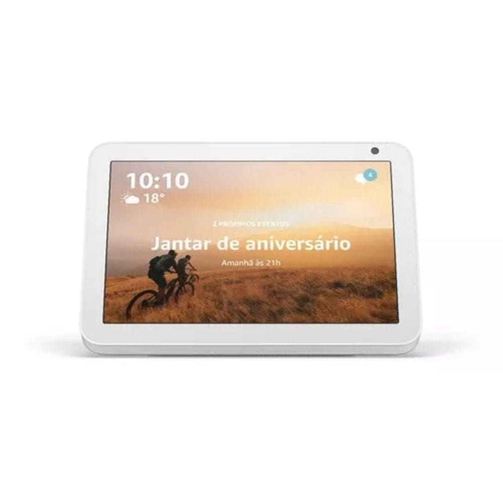 Amazon Alexa Echo Show 8 2º Geração Branca Com Camera E Tela