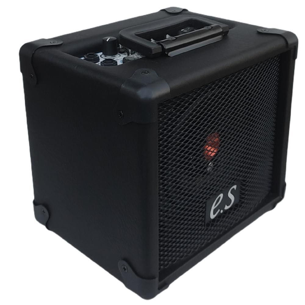 Caixa De Som Amplificada Microfone/Guitarra/Violão/Bluet