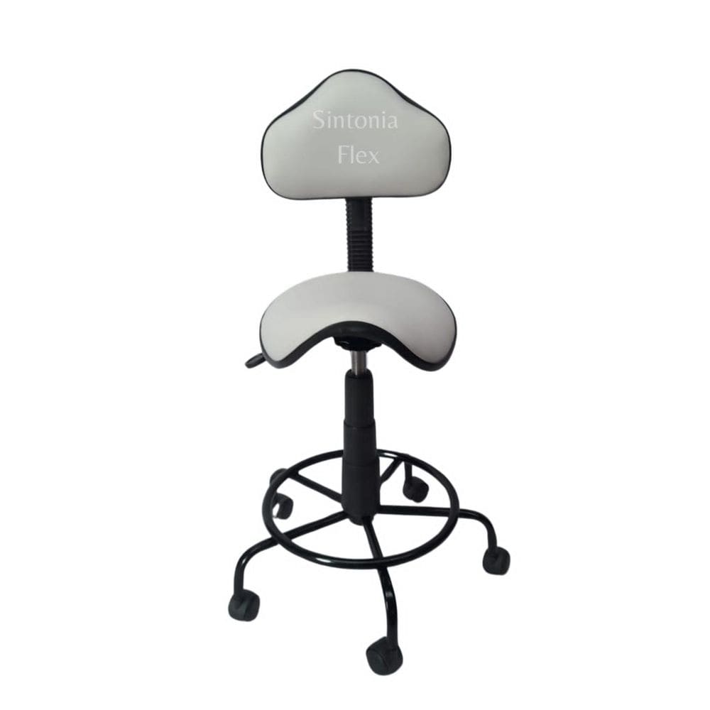 Cadeira Sela Estetica Regulagem Altura A Gás Dentista,