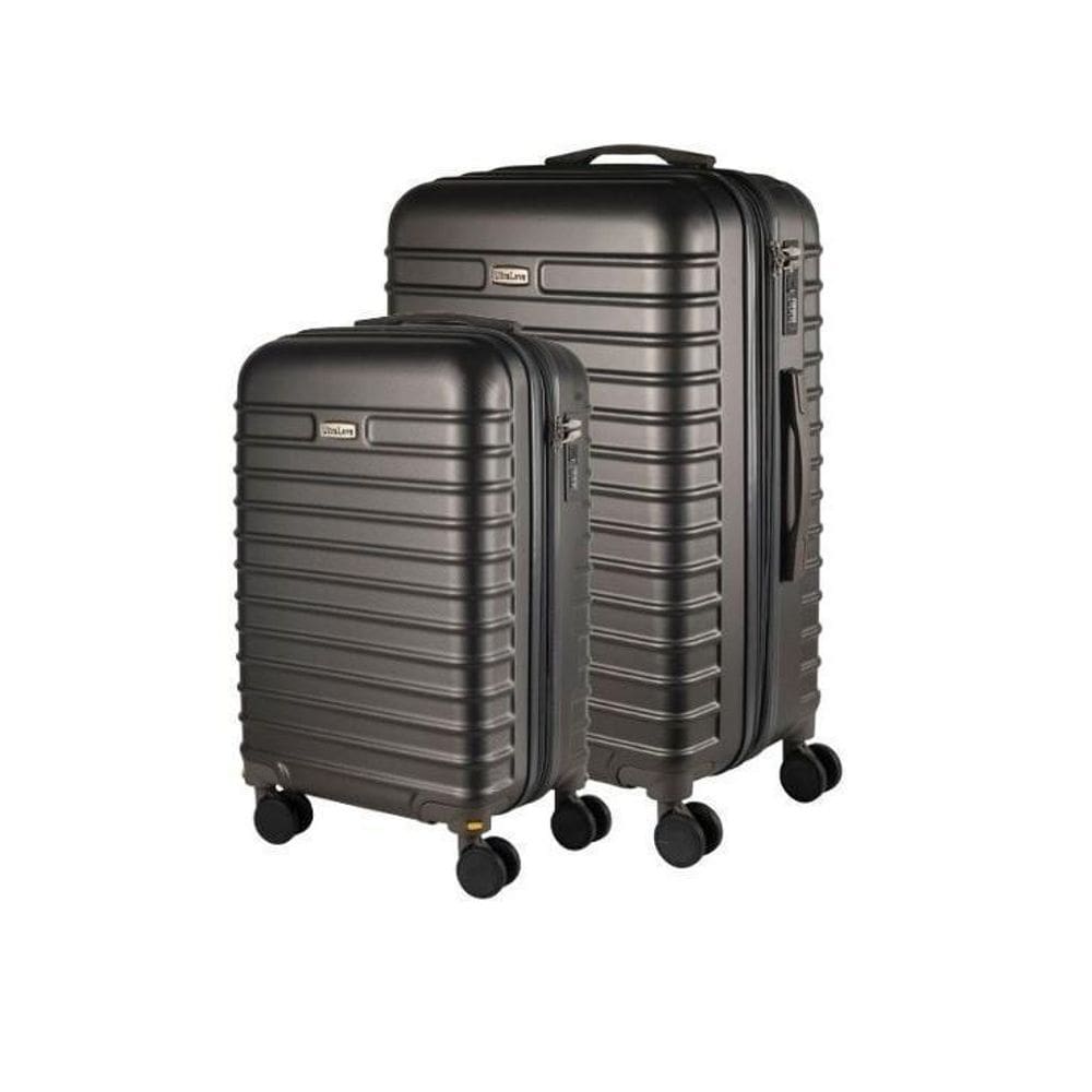 Conjunto Mala 23Kg + Mala 10Kg Expansível Grafite Fan