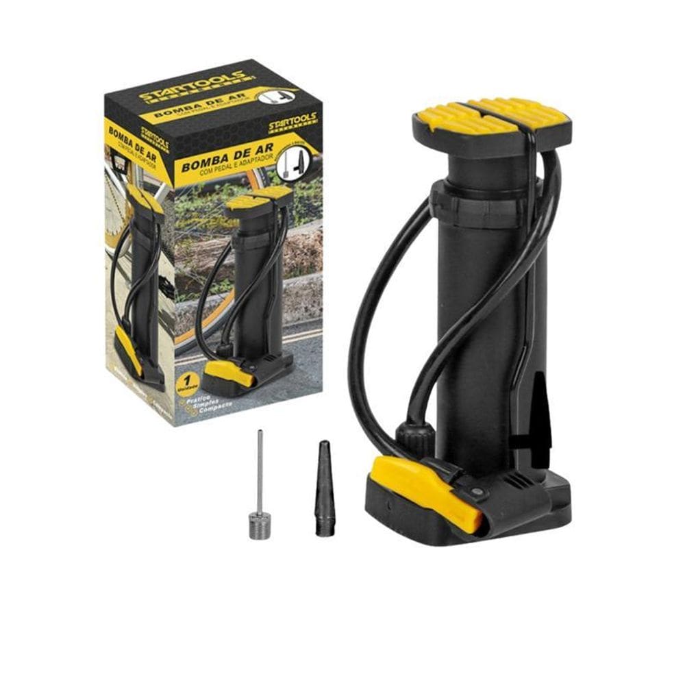 Bomba De Ar Pedal Para Bolas, Bicicletas E Infláveis
