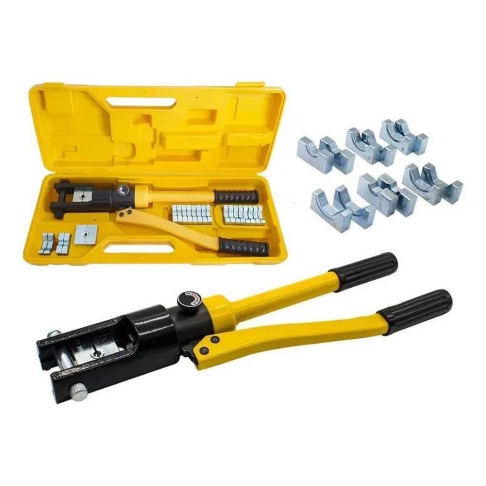 Alicate Hidraulico Crimpar Prensar Terminal 10Mm A 300Mm