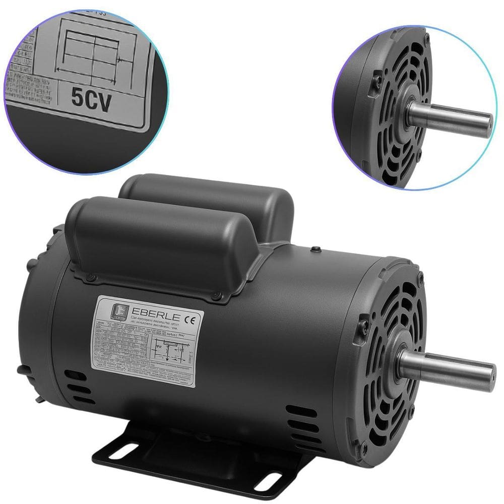 Motor Elétrico Mono 5Cv Alta Lavadora Policorte Serra