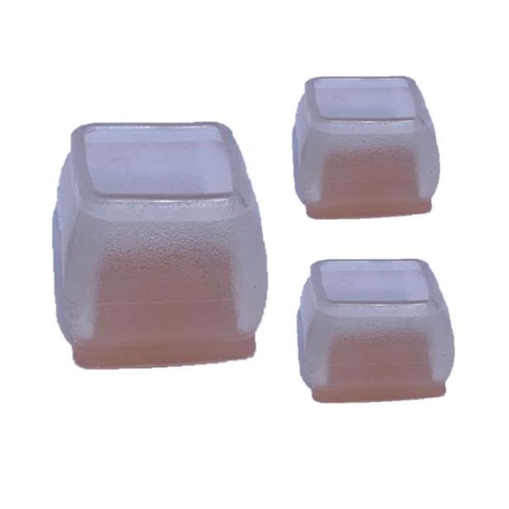 Kit 32 Pezinho Quadrado Feltro Moveis Cadeira Látex