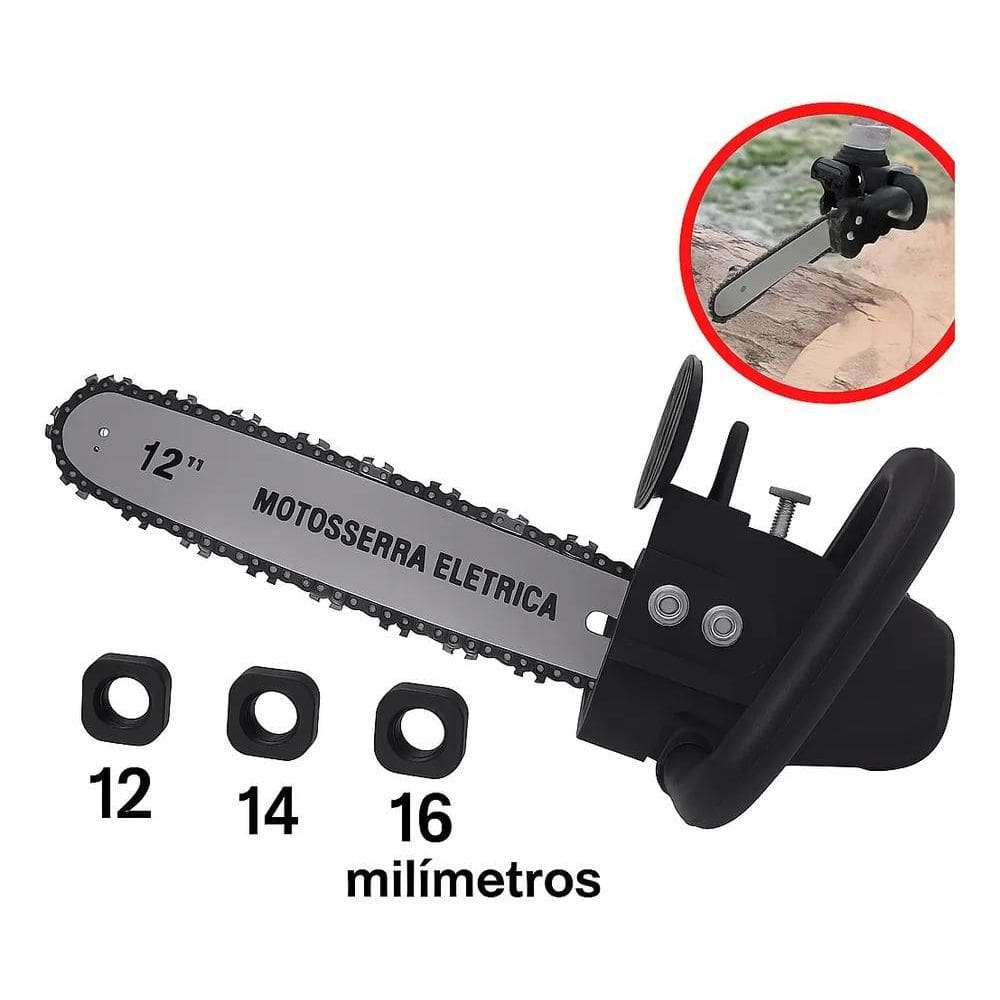 2X Adaptador Esmerilhadeira Moto Serra - Fácil Montagem